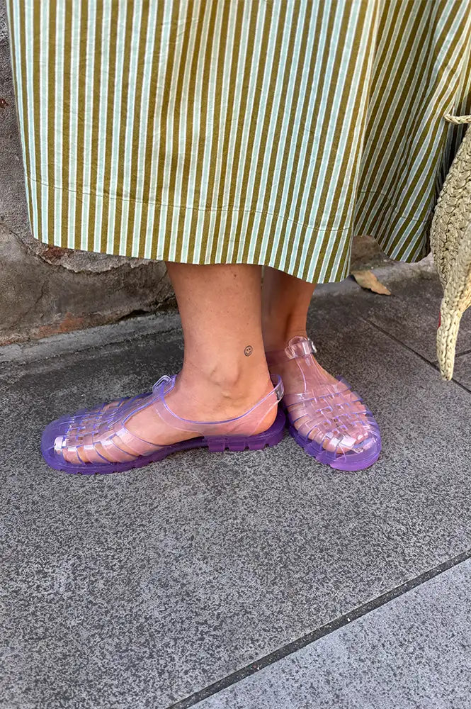 Juju Riley Lilac Jelly Shoes