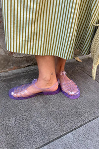 Juju Riley Lilac Jelly Shoes