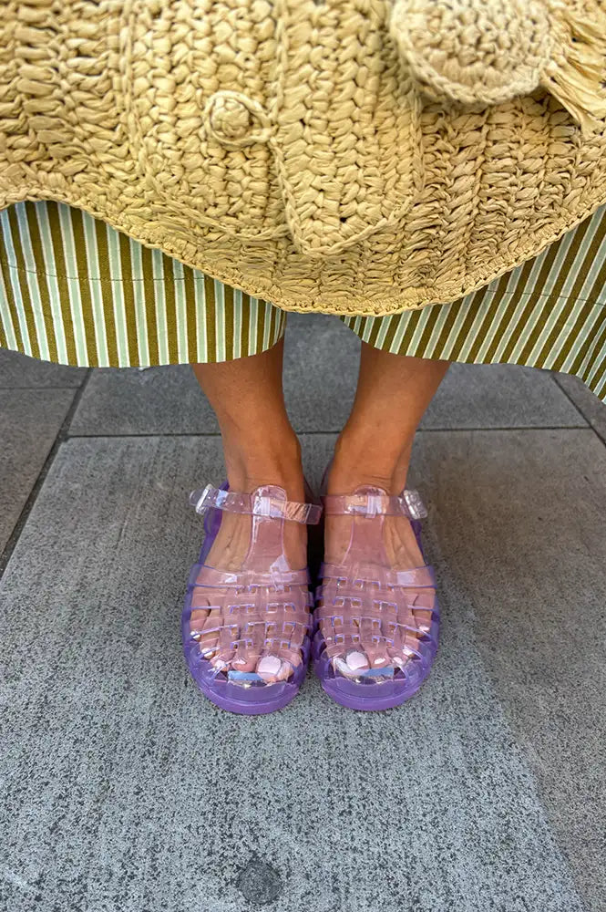 Juju Riley Lilac Jelly Shoes
