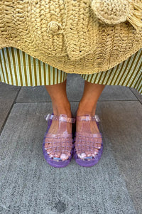 Juju Riley Lilac Jelly Shoes