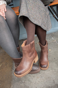 Pavement Jenny Vintage Brown Boots - The Mercantile London