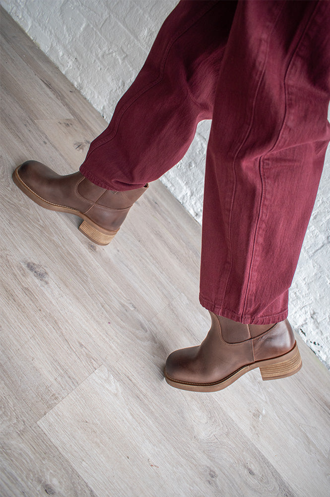 Pavement Jenny Vintage Brown Boots - The Mercantile London