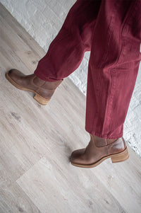 Pavement Jenny Vintage Brown Boots - The Mercantile London