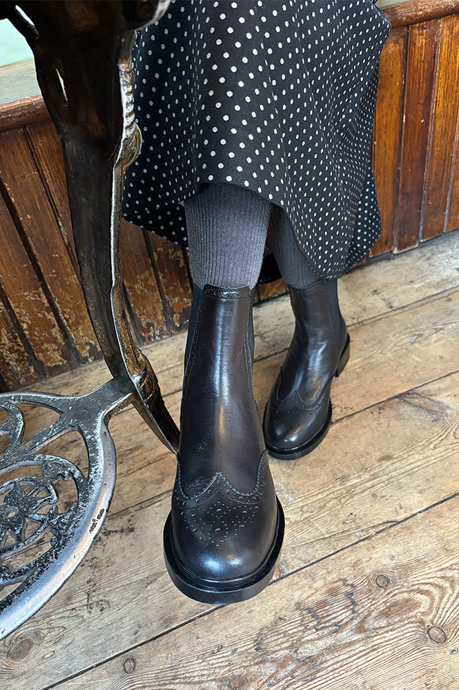 Pavement Jilly Black Boots - The Mercantile London