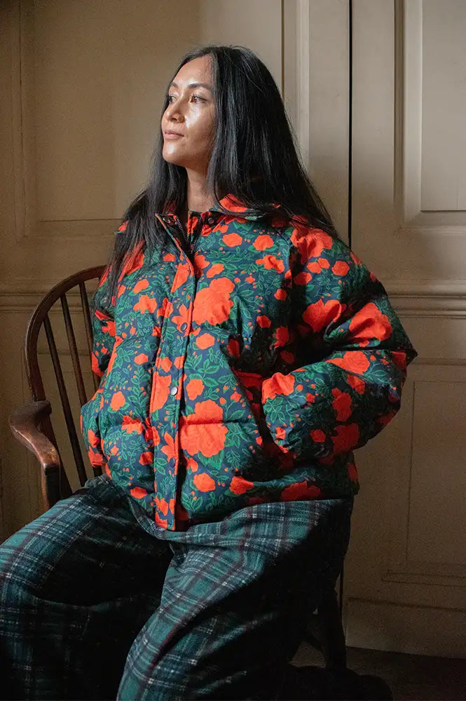 The Tiny Big Sister Roses Short Jacket