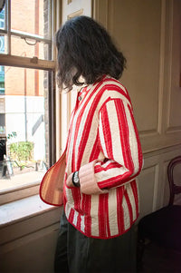 Habiba Mumu Kiss Stripe Quilted Jacket