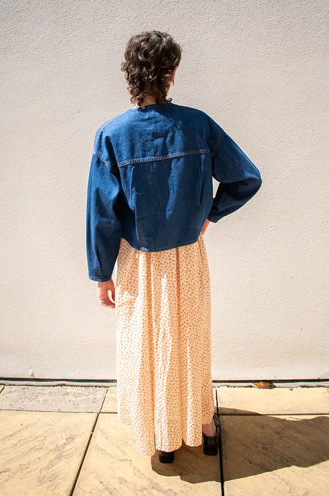 Sessùn Almodiva Seventy Blue Short Denim Jacket