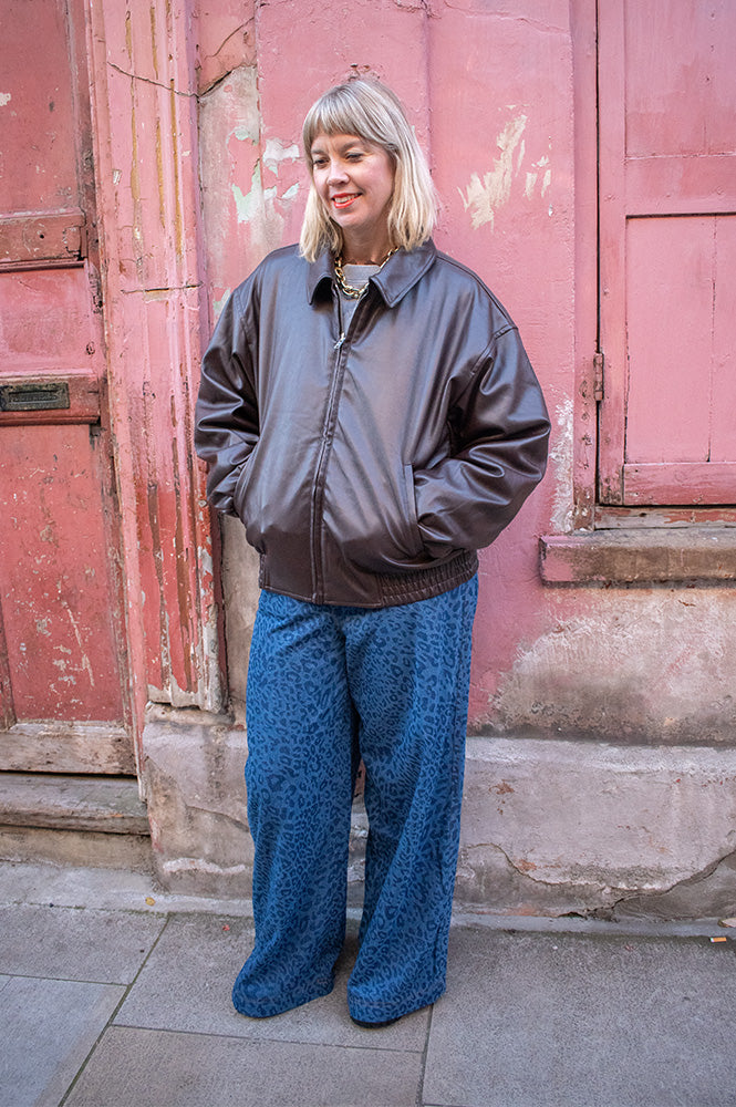 Bellerose Jenn Dark Roast Vegan Leather Jacket