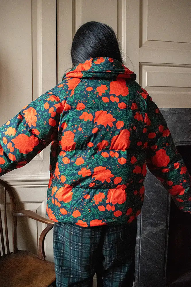 The Tiny Big Sister Roses Short Jacket