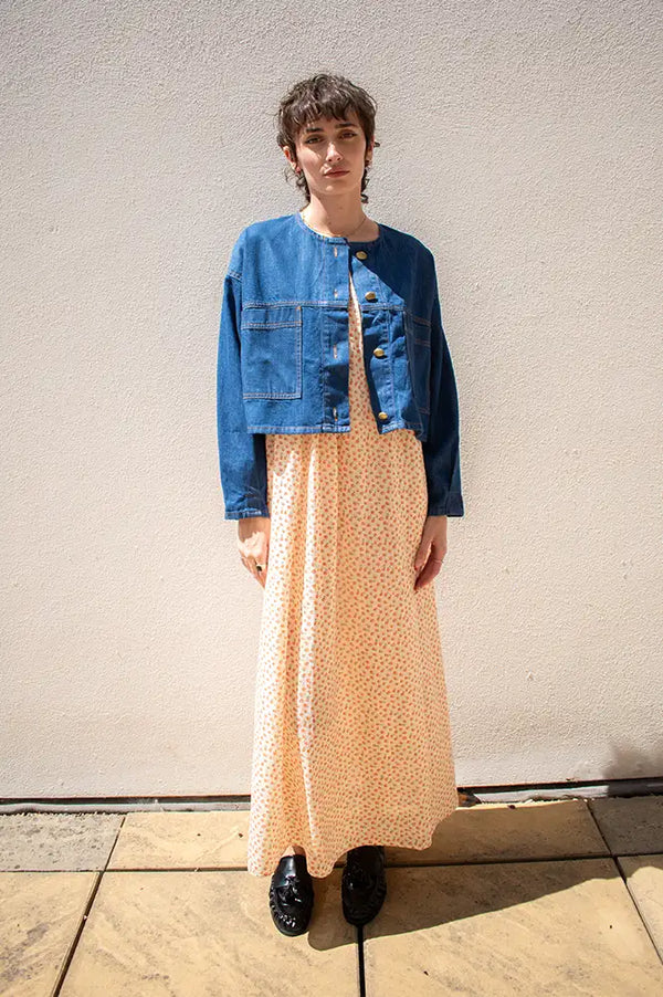 Sessùn Almodiva Seventy Blue Short Denim Jacket