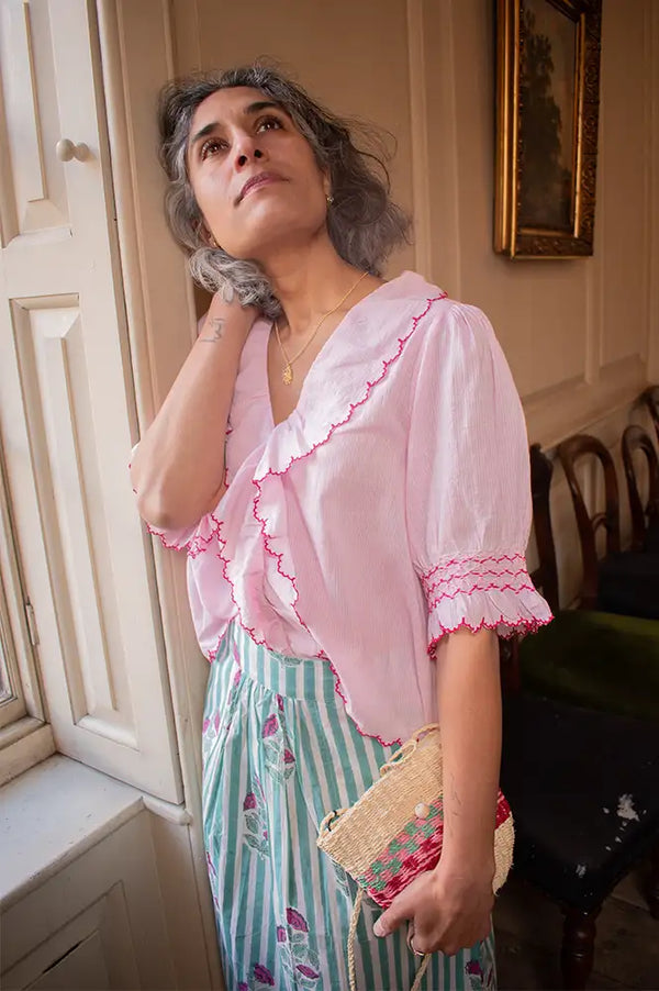 Charlie Joe Liki Pink Blouse - The Mercantile London