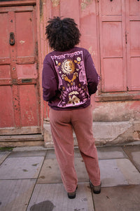 Charlie Joe Siloe Wine Stone Wash Corduroy Trousers