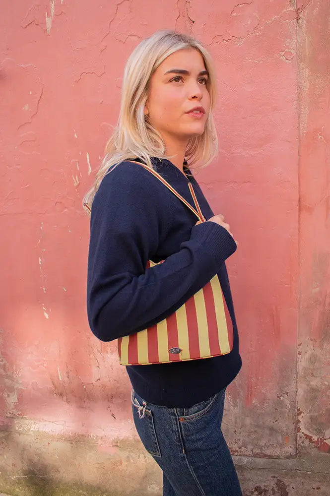 My Essential Wardrobe Jola Navy Hooded Jumper - The Mercantile London