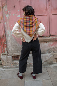 Grace & Mila Jonas Cropped Washed Balck Denim Jeans - The Mercantile London