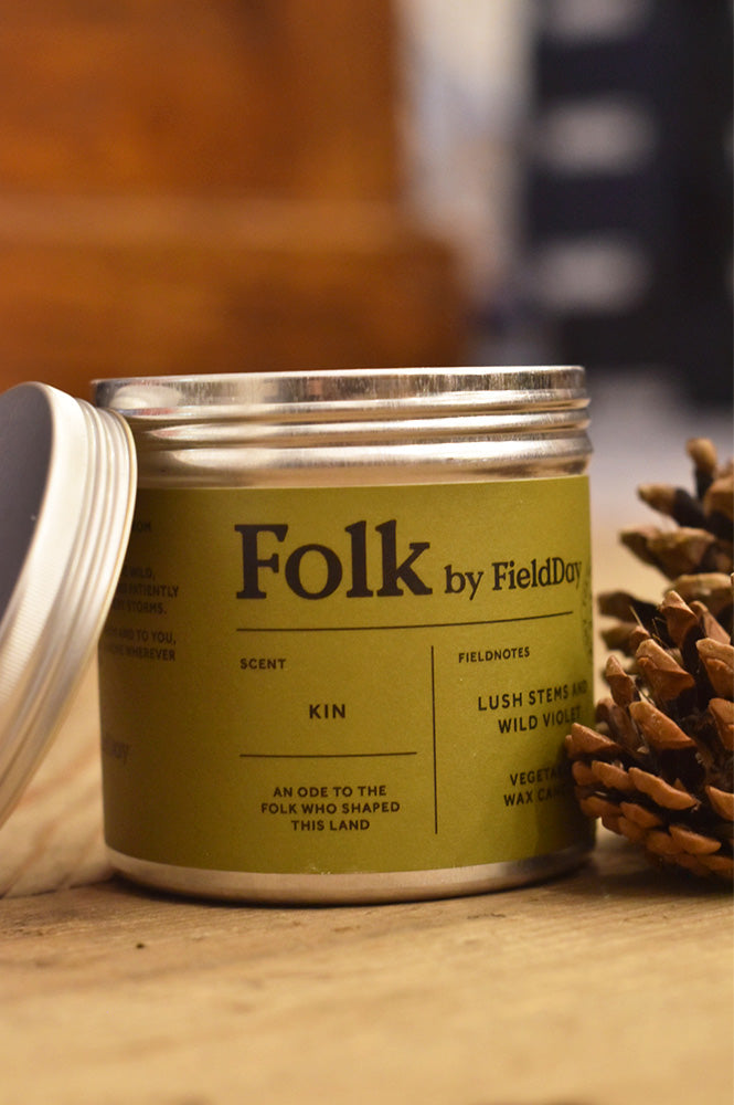 FieldDay Kin Folk Tin Candle - The Mercantile London