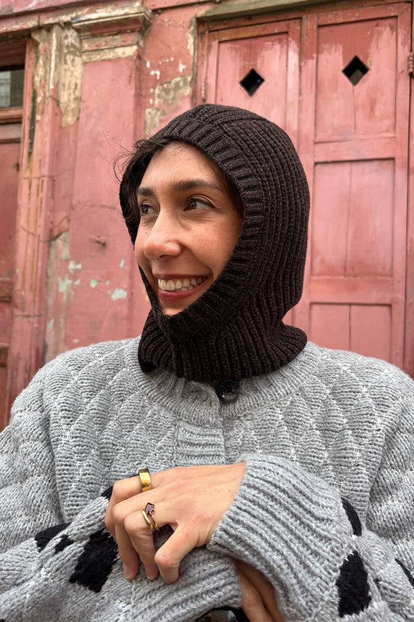 Thinking Mu Jude Brown Balaclava - The Mercantile London