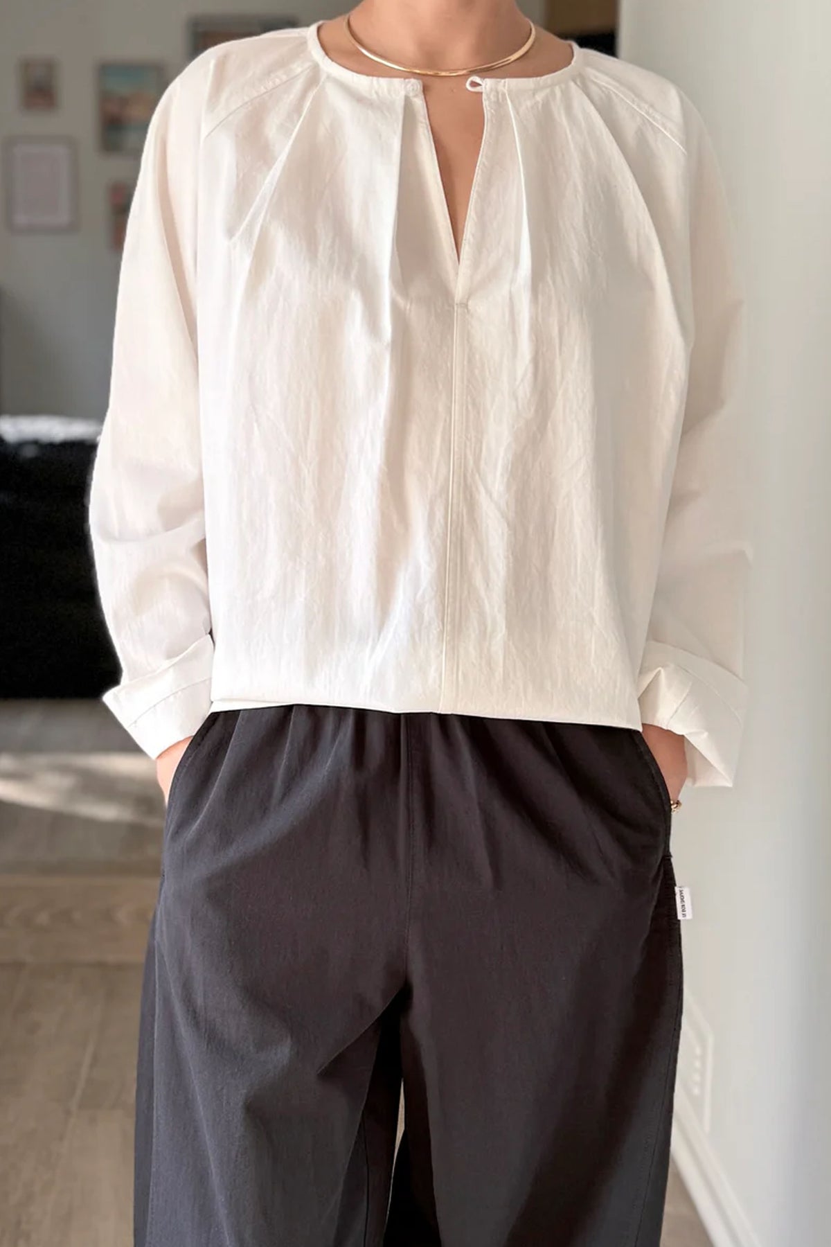 Le Bon Shoppe Julienne White Shirt - The Mercantile London