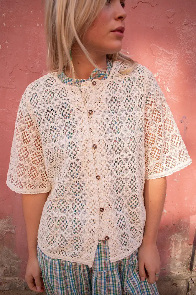 Atelier Rêve Julie Birch Lace Top - The Mercantile London