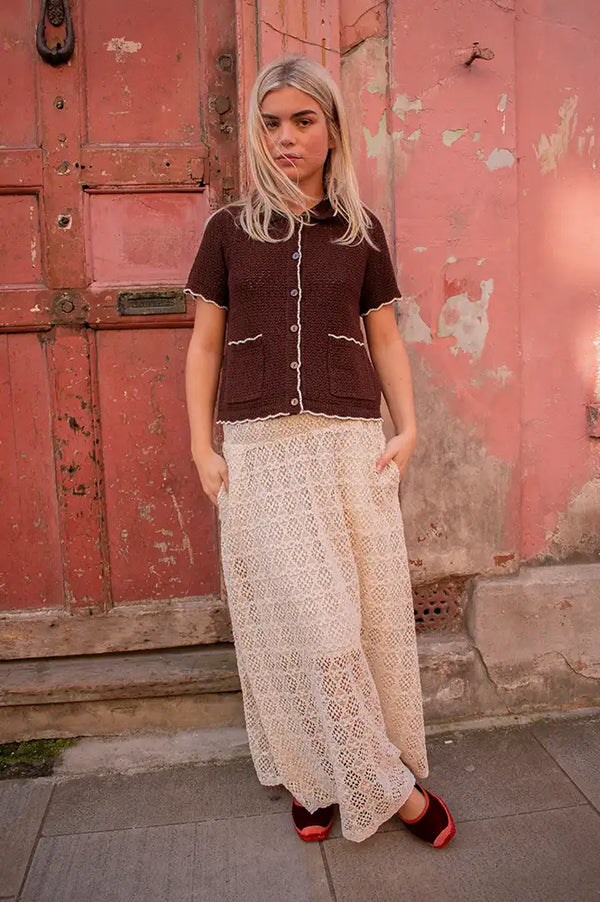 Atelier Rêve Julie Birch Lace Skirt - The Mercantile London