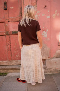Atelier Rêve Julie Birch Lace Skirt - The Mercantile London