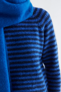 Compania Fantastica Navy And Blue Stripe Jumper