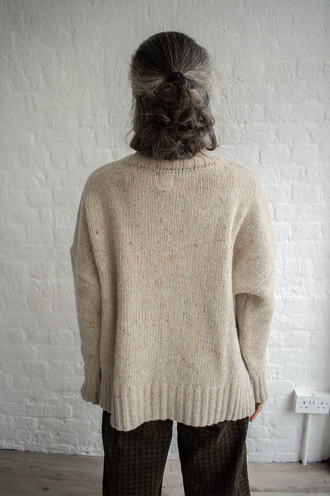 A.P Genievre Oat Turtle Neck Jumper - The Mercantile London