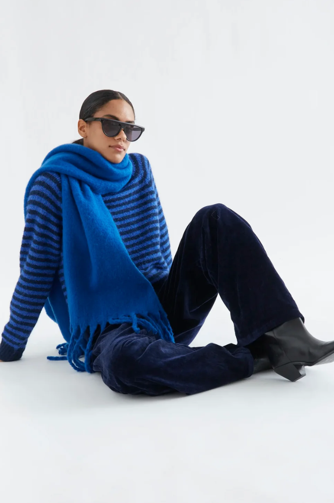 Compania Fantastica Navy And Blue Stripe Jumper