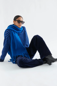 Compania Fantastica Navy And Blue Stripe Jumper