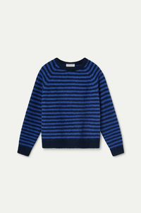 Compania Fantastica Navy And Blue Stripe Jumper