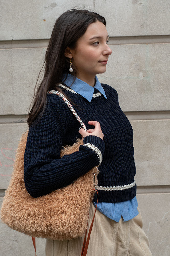 Ba&sh Bota Blue Pullover - The Mercantile London