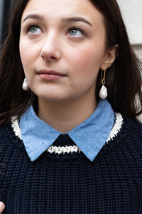 Ba&sh Bota Blue Pullover - The Mercantile London