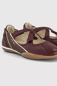 Good News Junie Retro Brown Ballet Trainer