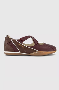 Good News Junie Retro Brown Ballet Trainer