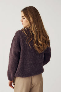 Noella Kae Chocolate Knit Cardigan