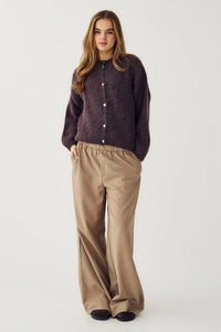 Noella Kae Chocolate Knit Cardigan