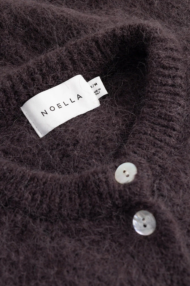 Noella Kae Chocolate Knit Cardigan