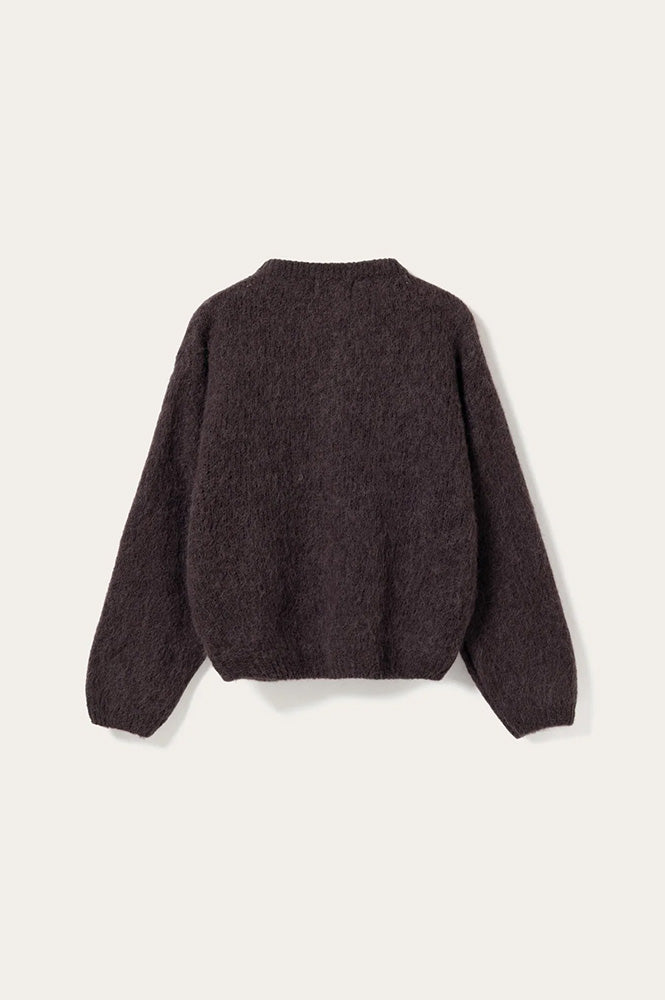 Noella Kae Chocolate Knit Cardigan