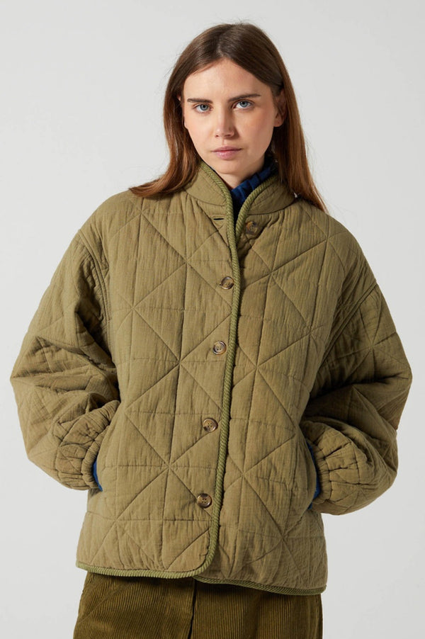 Charlie Joe Kamilla Khaki Jacket - The Mercantile London