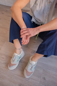 Karhu Aria 95 Foggy Dew & Brittany Blue Trainers - The Mercantile London