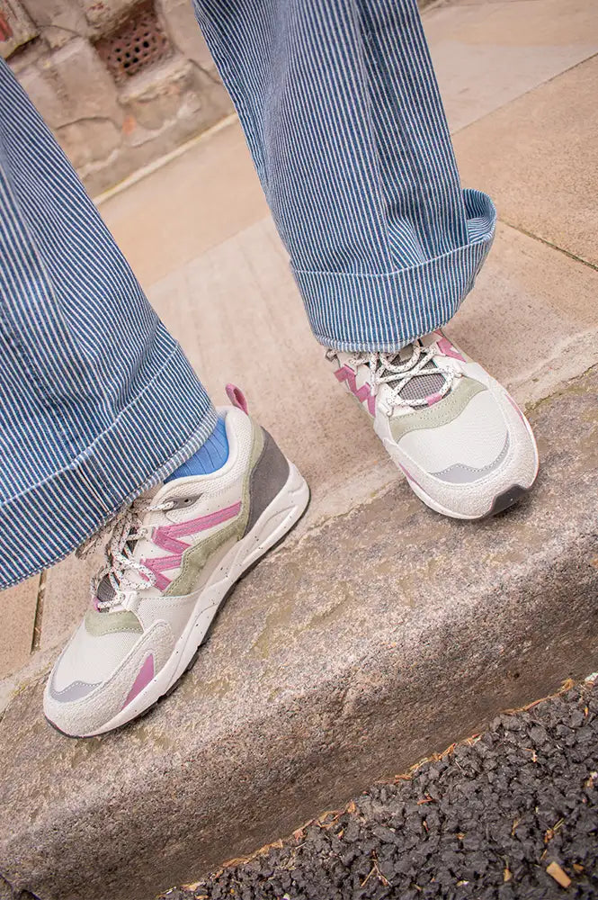 Karhu Fusion 2.0 Dark Gull Grey & Lilas Trainers - The Mercantile London