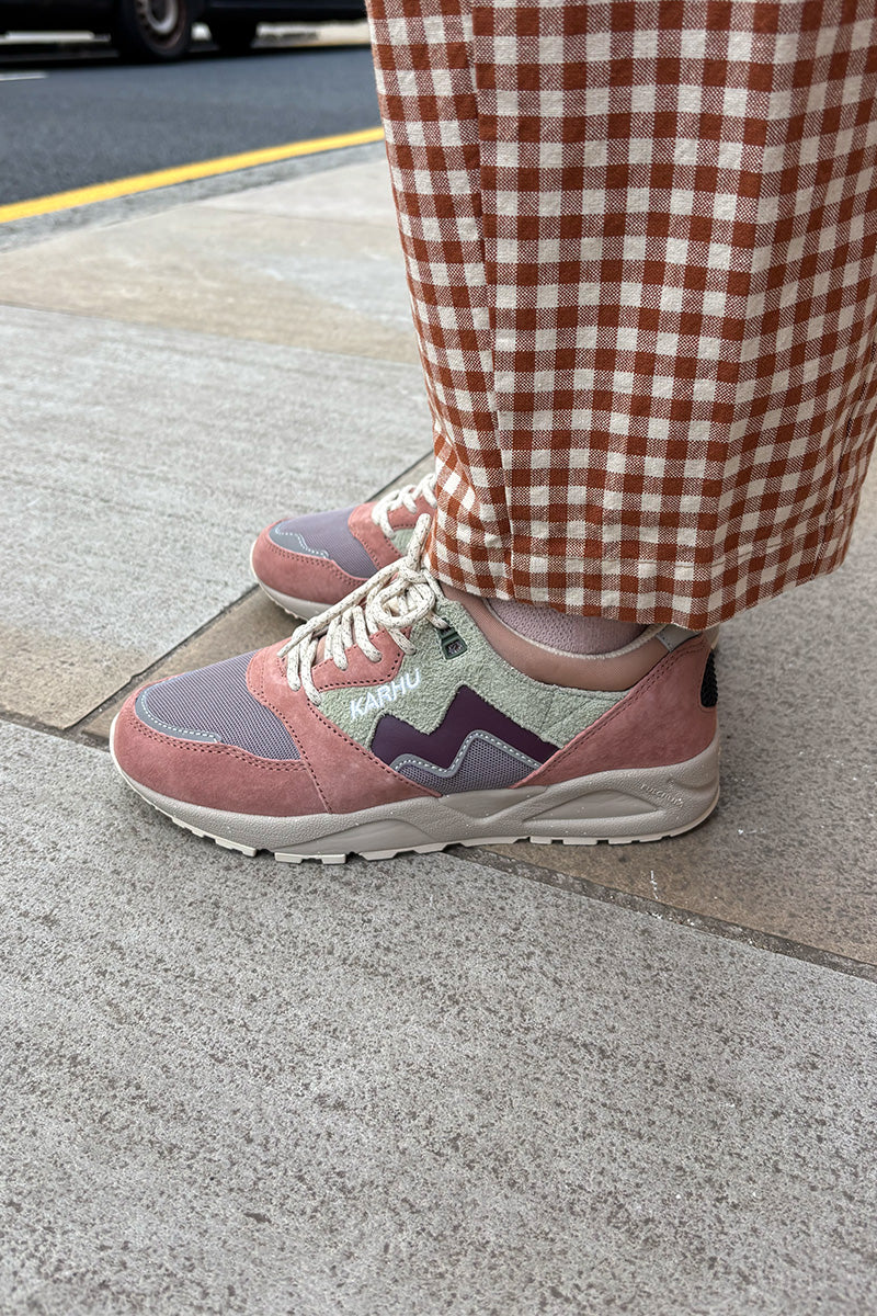 Karhu Aria 95 Warm Taupe And Fig Trainers - The Mercantile London