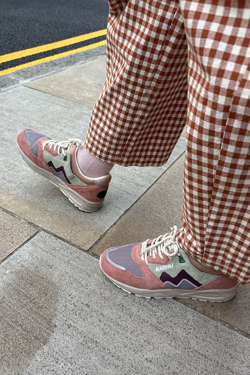 Karhu Aria 95 Warm Taupe And Fig Trainers - The Mercantile London