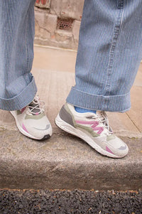 Karhu Fusion 2.0 Dark Gull Grey & Lilas Trainers - The Mercantile London