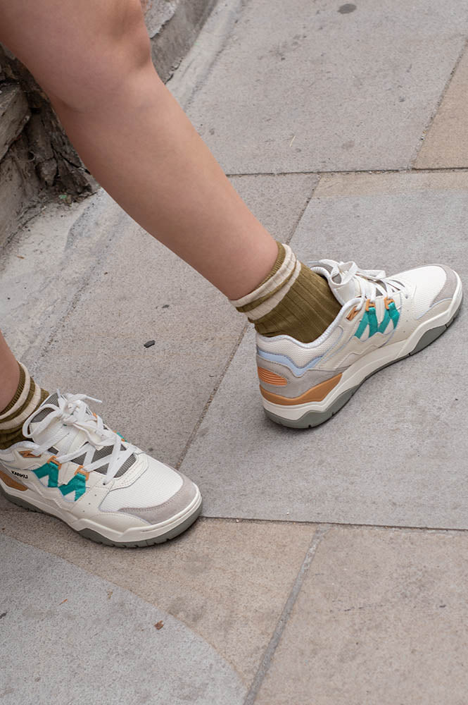 Karhu Fusion XT Silver Lining/ Winter Green Trainers - The Mercantile London