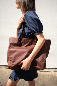 Kate Sheridan Midi Chestnut Tote Bag