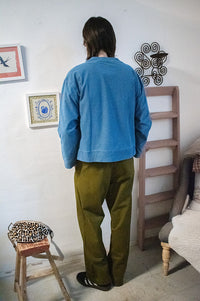 ICHI Kate Denim Medium Blue Shirt - The Mercantile London