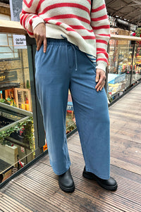 ICHI Kate Medium Blue Trousers