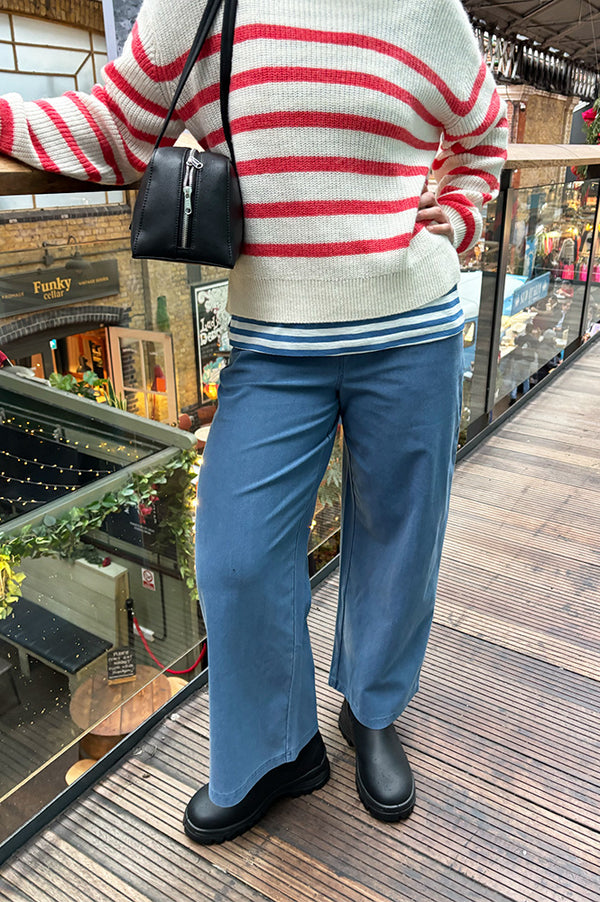 ICHI Kate Medium Blue Trousers