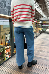 ICHI Kate Medium Blue Trousers