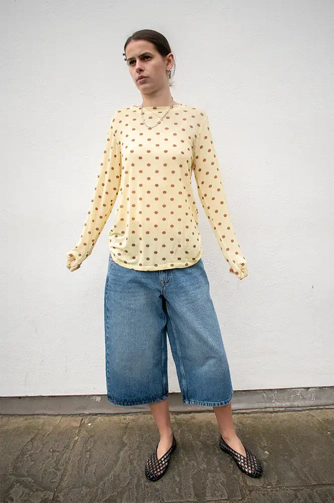 Dr Denim Dace Stream Mid Used Capri Jeans - The Mercantile London